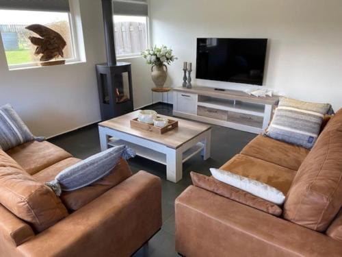 Ballum Apartment | Top-Rated Ballumerhoeve Tree Lodge with Oceanfront Views