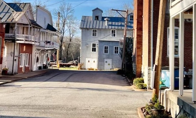 Bonnots Mill Apartment | Historic Bank Loft with Vault in Scenic River Town