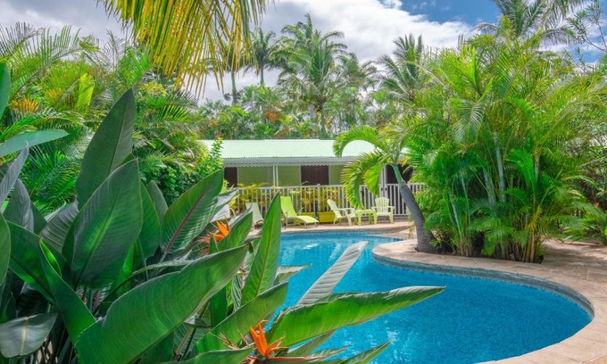 Maniron Cabin | Experience Comfort at Baobab et Palmiers with Pool & Hot Tub