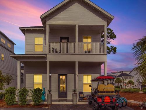 West Panama City Beach House | Barefoot and Brushstrokes on 30A-Golf cart-Bikes