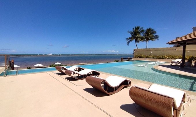 Barra de Sao Miguel Apartment | Barra Bali - Apartment with Balcony