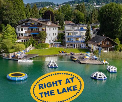 Velden am Worther See Hotel | Relaxing Barry Memle Hotel by the Lake with Private Beach