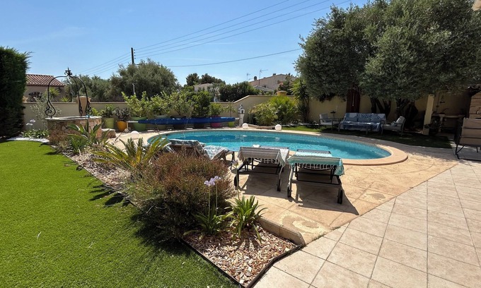 Chateau Gombert House | Experience Bas de Villa with Pool & Garden in Marseille