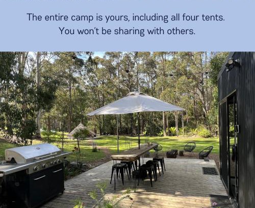 Alonnah Other | Inviting Base Glamp Bruny - Heated Tents for Families