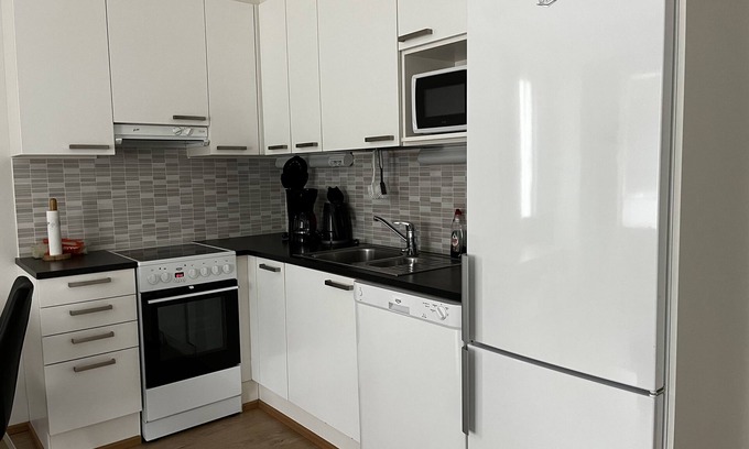 Vaasa Apartment | Inviting Bästlandia Delux Apartment with Sauna & Breakfast