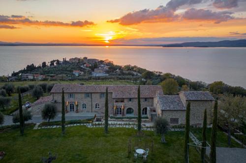 Monte del Lago Villa | Serene Battisole Villa with Ocean View & Pool Access