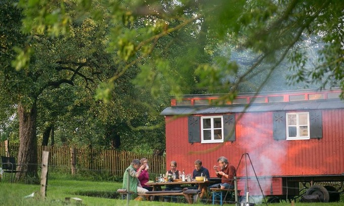 Lennestadt Other | Relax at Bauwagen unterm Birnbaum with Hot Tub & Breakfast