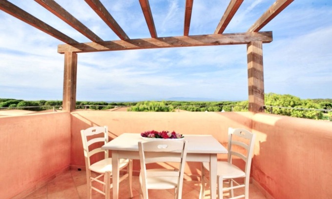 Aglientu House | Inviting Bay of Myrtles 3-Bed Studio with Pool Access