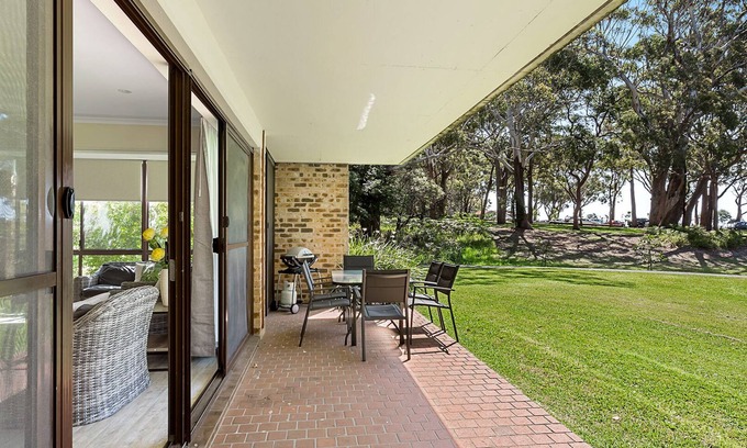 Nelson Bay Apartment | Bay Parklands: Ground Floor Unit with Water Views & Wifi