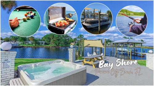 Woodlawn House | Bay Shore: Oceanfront Retreat with Pool and Hot Tub