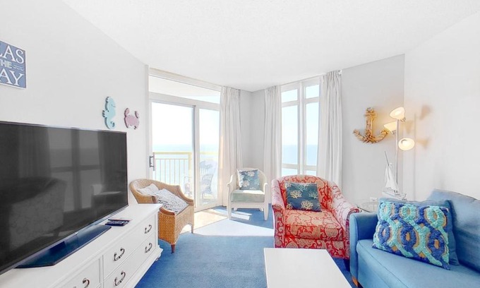 Crescent Beach Hotel | Bay Watch 1817: Oceanfront Oasis with Private Pool & Hot Tub