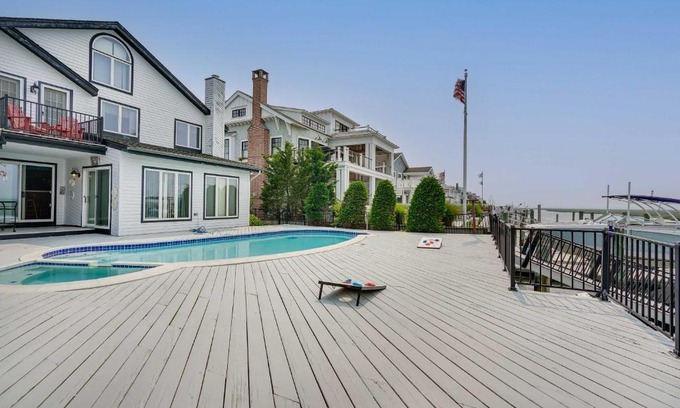 Avalon House | Waterfront Avalon Home with Private Pool & Boat Slip