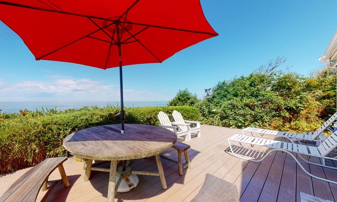 Eastham Cottage | Cozy Bayfront Cottage with Ocean Views & Private Beach Access