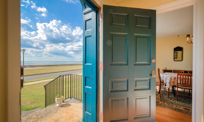 Fort Hancock House | Scenic Bayfront Home with Ocean Views Near Sandy Hook