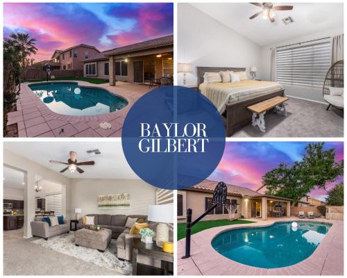 Gilbert House | Relax at Baylor Gilbert Home: Family-Friendly & Pool Access