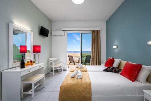 Petaloudes Apartment | Beachfront Bliss at Bayside Hotel Katsaras - 4 Star Stay
