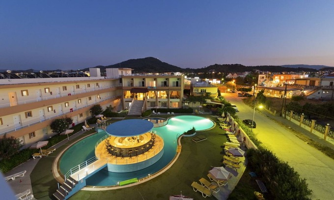 Petaloudes Hotel | Relaxing Bayside Hotel Katsaras with Ocean View & Pool