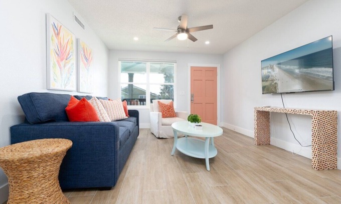 Neptune Beach House | Relax at Margaret House: Steps from the Beach & Ocean Views