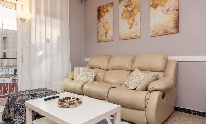 Pineda de Mar Apartment | Sunny Beach Apartment: Pet Friendly & Spa Access Awaits!
