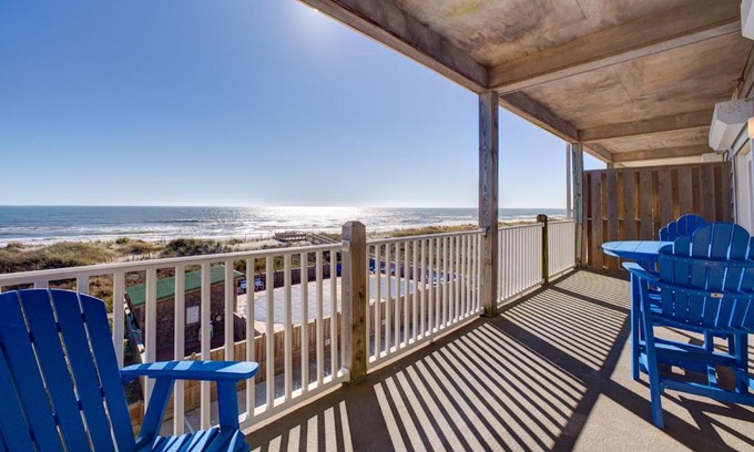 Hatteras Apartment | Oceanfront Escape at Beach Break 821 - Family Friendly Retreat