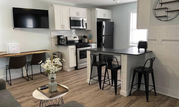 Ship Bottom Apartment | Beach Chic LBI Apartment - Steps to Ocean with Great Views