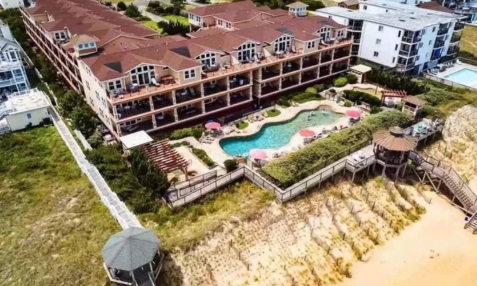 Colington Condo | Ocean View Condo with Indoor Pool and Hot Tub – Rated 10/10