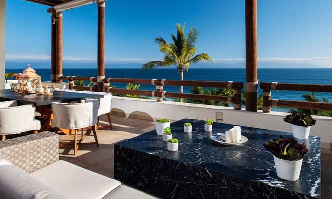 Punta de Mita Condo | Unforgettable Beach Front PH in Los Veneros with Ocean Views