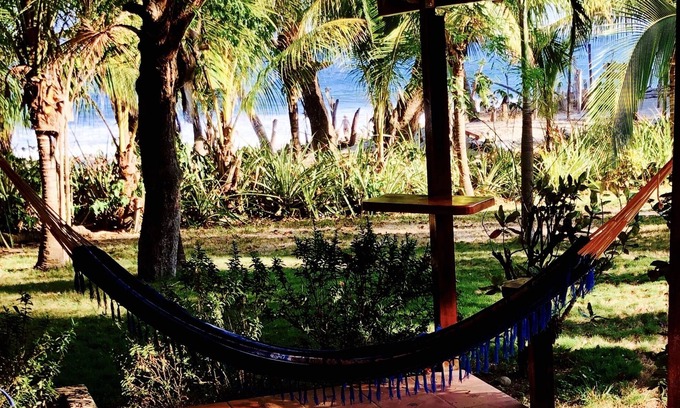 Montezuma House | Beachfront Paradise with Pool and Lush Gardens Near Town