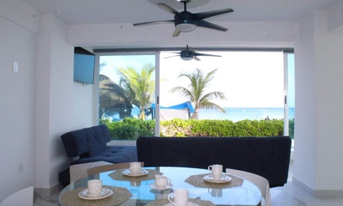 Punta Cancun Apartment | Oceanfront Renewed Apartment with Scenic Beach Views