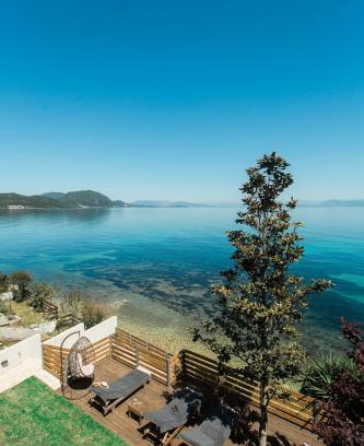 Agia Pelagia Chlomou Villa | Beach Front Villa Litore: Ocean View with Private Beach