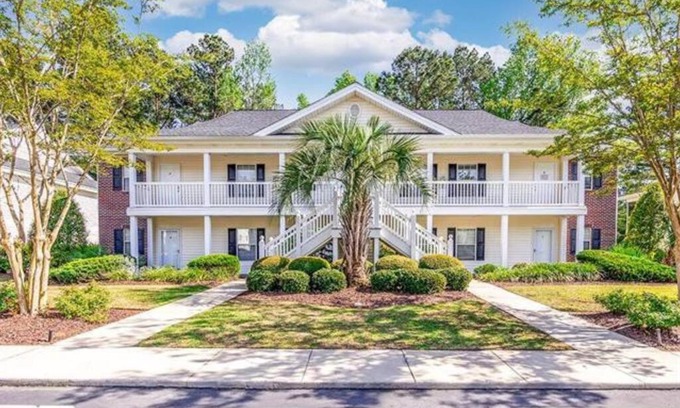 Carolina Forest Villa | Beachfront 2BR Condo with Pool, Spa & Golf Nearby