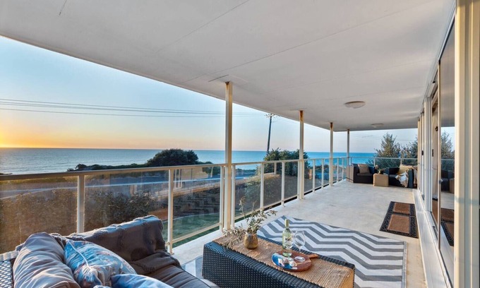 Halls Head House | Beach Home: Breathtaking Views, Private Yard & Pet Friendly
