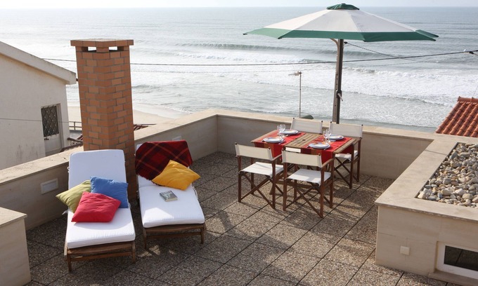 Agua de Madeiros Condo | Beach House Steps from the Sea with Ocean View Amenities