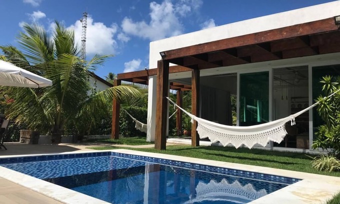 Ipojuca House | Relaxing Beach House by the River Toquinho with Pool