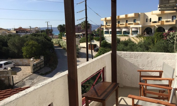 Almyrida House | Beach House with Ocean View Steps from Blue Flag Beach