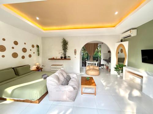 Bai Lan House | Budget-Friendly Beach Jungle: Family & Kitchen Amenities