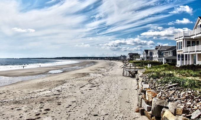 Biddeford Pool House | Tranquil Beach & Pool Retreat with Oceanfront Views