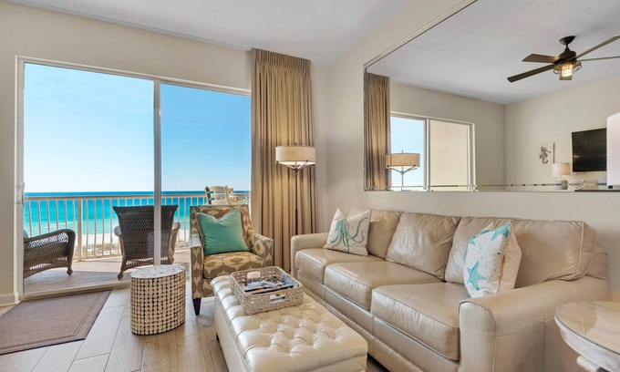 Miramar Beach Condo | Pet-Friendly Beach Retreat with Oceanfront Views & Free WiFi