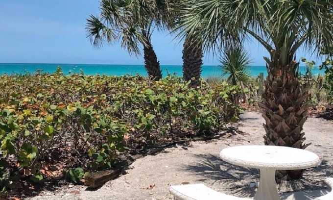Englewood Villa | Beachfront Oasis: Relax on the Porch with Ocean Views
