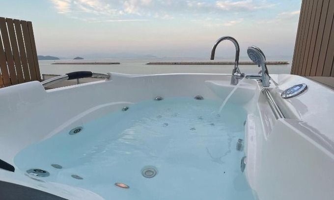 Sanuki Villa | Exceptional Beach SPA TSUDA 1 Uno with Pool & Spa Amenities