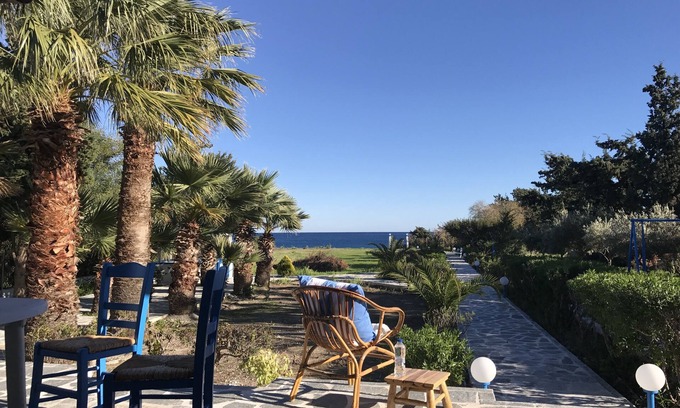 Gennadi Villa | Direct Beach Access at Villa Thalassa - Pet Friendly & Bright