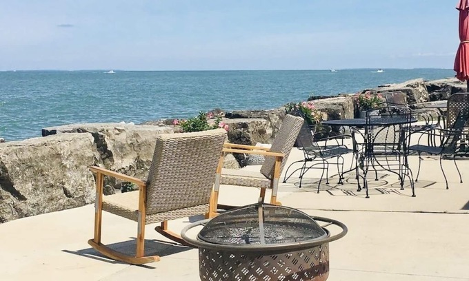 Oak Harbor House | Beachcomber: Premier Lake Erie Retreat with Private Beach