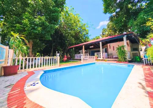 Sabana Palenque Villa | Beachfront Serenity Villa with Pool, AC, 1 min from the the beach, Jacuzzi, Wifi
