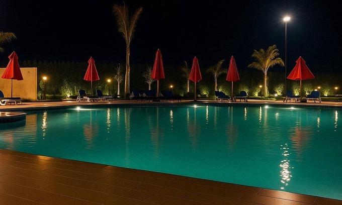 Al-Manasrah Ski Chalet | Explore Port Said: Family-Friendly Hotel with Pool Access