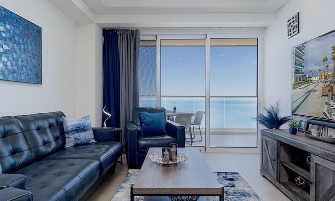Ferrocarrilera Condo | Beachfront 1-Bedroom Condo with Spa at Encantame Towers