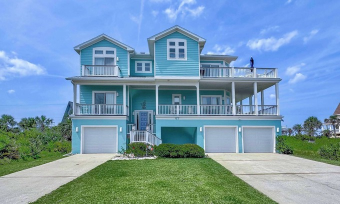 Marineland Acres House | Beachfront 5BR Home with Ocean Views