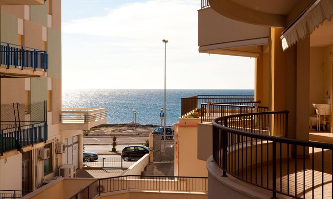 Gallipoli Apartment | Beachfront Residence Rosa Virginia with Pool & Ocean Views