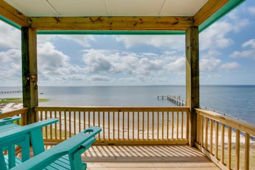 Carrabelle House | Beachfront Cottage with Dock on Florida Gulf Coast