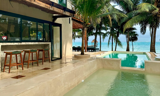 Tulum City Center House | Exclusive Beachfront Retreat with Private Pool & Ocean Views
