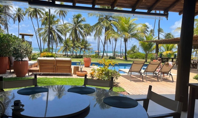 Farol House | Oceanfront Beach House in Praia do Forte with Chef Services